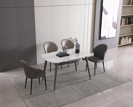 IN-Modern slate functional round table