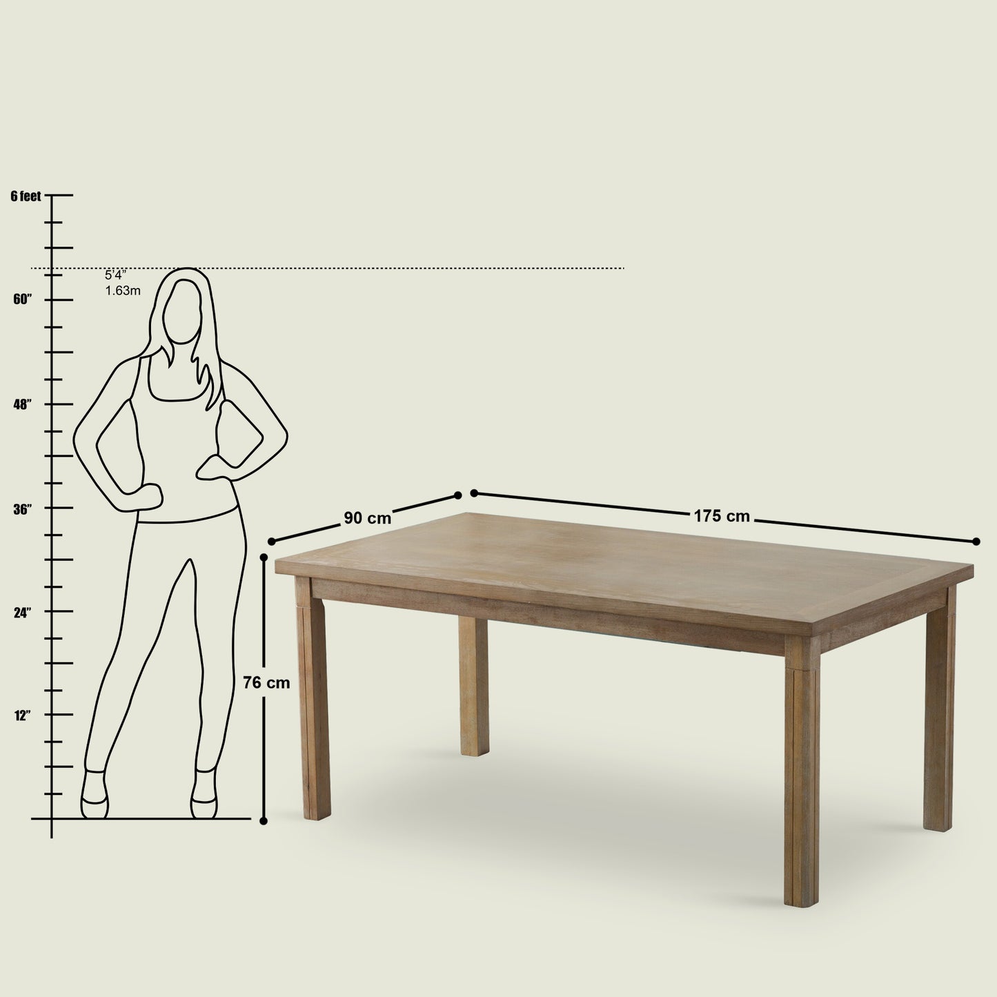 Sylvan Dining Set 6 Seater