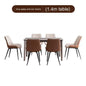 IN-Italian Light Luxury Rock Slab Dining Set - 6 Seater