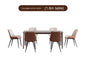 IN-Italian Light Luxury Rock Slab Dining Set - 6 Seater