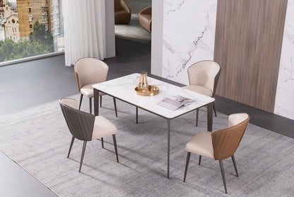 IN-Light & Luxury Slate Dining Set