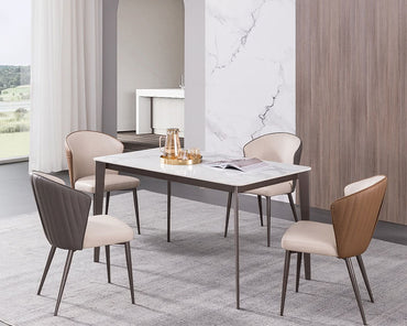 IN-Light & Luxury Slate Dining Set