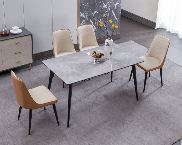 IN-Fashion Slate Dining Set 4 Seater