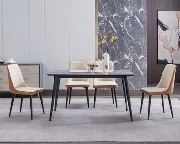 IN-Fashion Slate Dining Set 4 Seater
