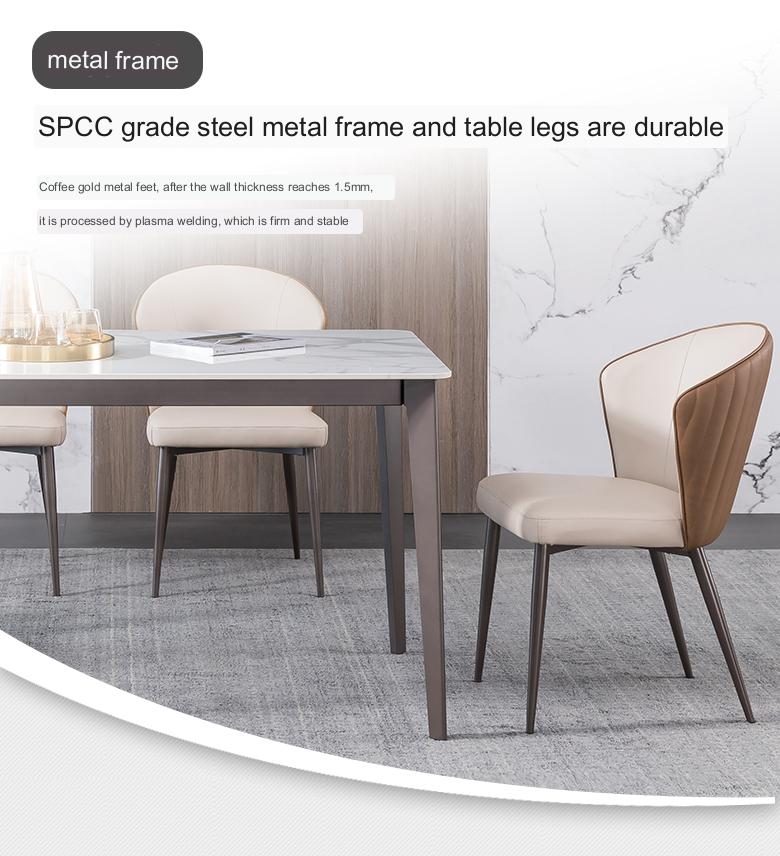 IN-Light & Luxury Slate Dining Set