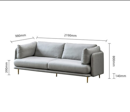 IN-Nordic Minimalist Technology Cloth Sofa 2 Seater