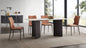IN-Italian Minimalist Rock Slab Dining Set