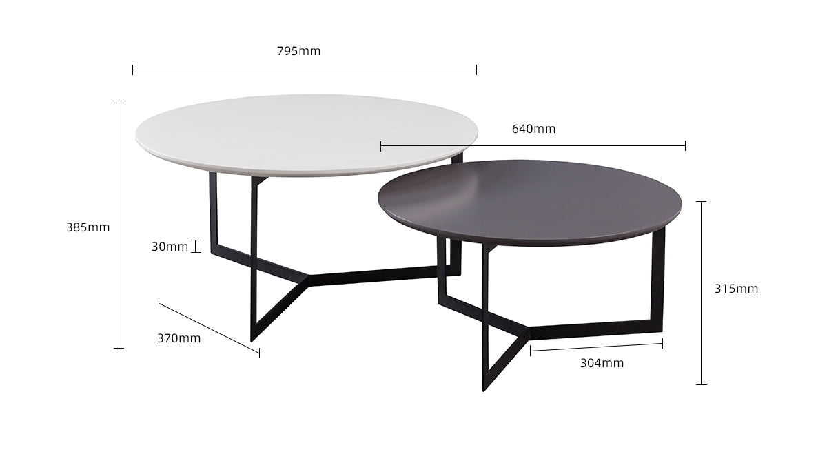 IN-Modern minimalist coffee table combination