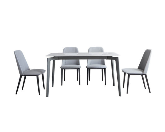 IN-Starlight Series Rock Slab Dining Set