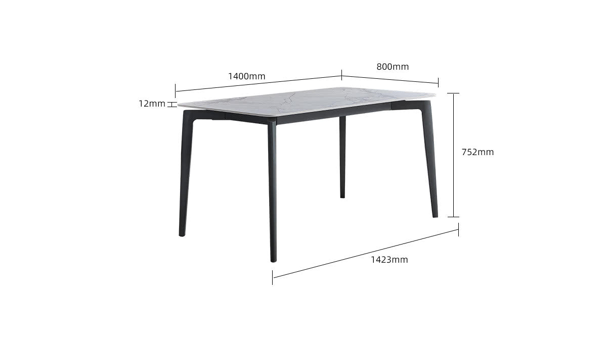 IN-Starlight Series Rock Slab Dining Set