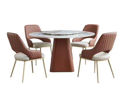IN-Elysee Leather Dining Set