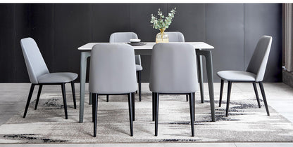 IN-Starlight Series Rock Slab Dining Set