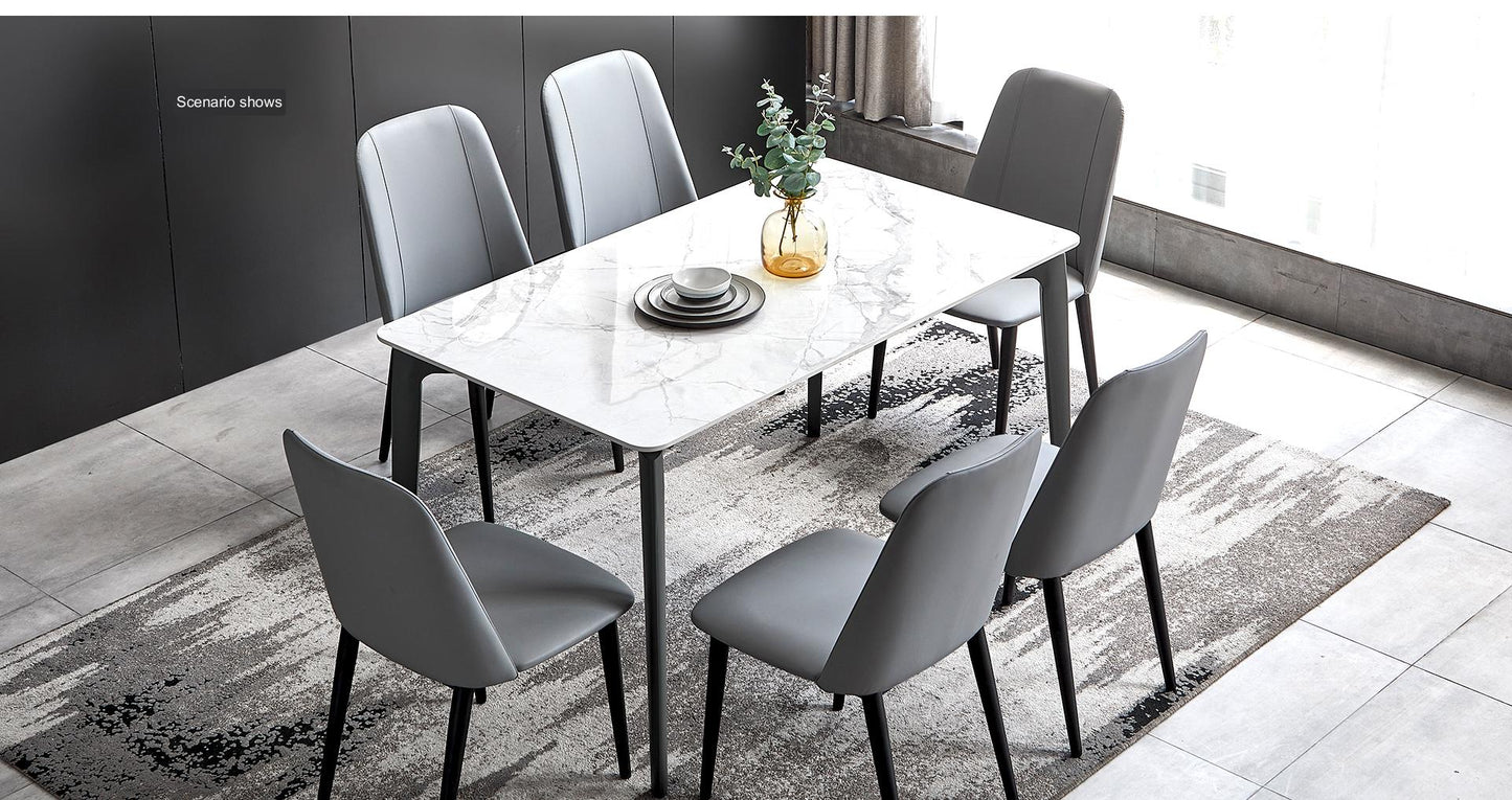 IN-Starlight Series Rock Slab Dining Set