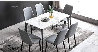 IN-Starlight Series Rock Slab Dining Set