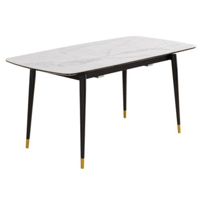 IN-Modern light luxury functional all-stone dining 6 Seater