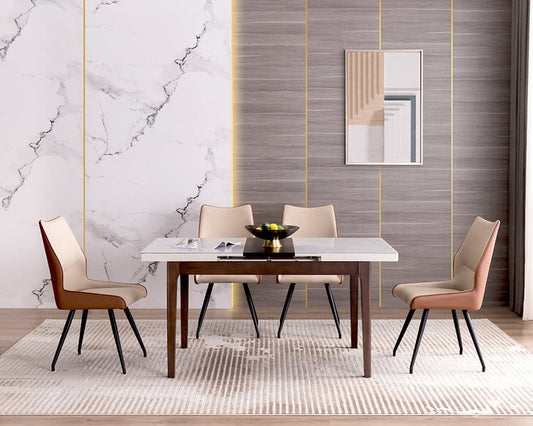 IN-Modern Minimalist Extendable Dining Set 4 Seater