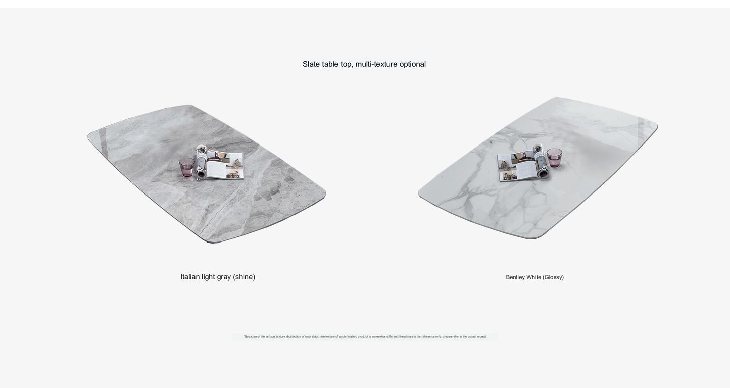 IN-Starlight Series Rock Slab Dining Set