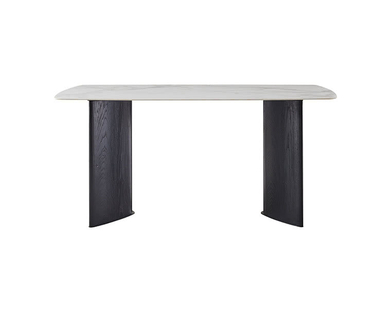 IN-Simple Modern Minimalist Light Slate Dining Set 4 Seater