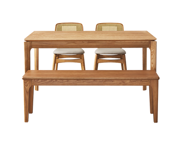 IN-Wood Language Log Style Dining Set