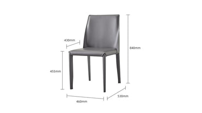 IN-Simple Modern Minimalist Light Slate Dining Set 4 Seater