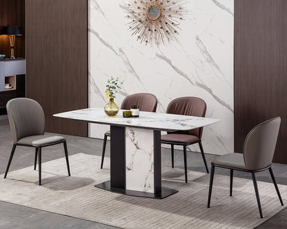 IN-Yunmo Fashion Minimalist Slate Dining Set 4 Seater