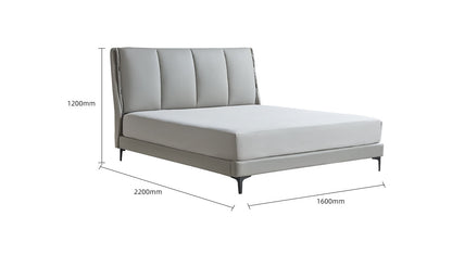 IN-Morag Modern light luxury silicone leather queen bed