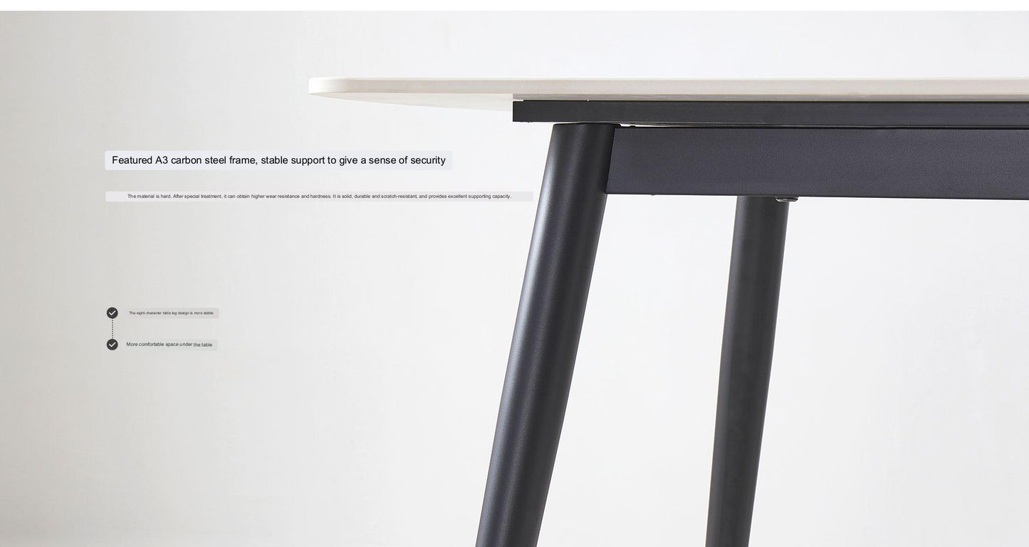 IN-Modern Simple Slate Dining Set