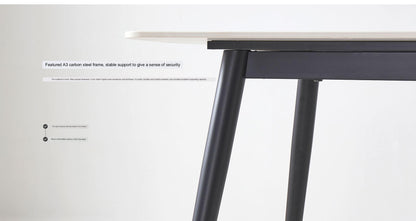 IN-Modern Simple Slate Dining Set