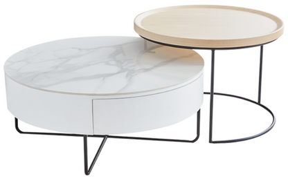 IN-Modern Nordic Combination Coffee Table