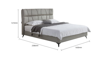 IN-Sino brand series modern simple leather soft king bed