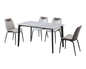 IN-Modern Minimalist Slate Dining Set 6 Seater