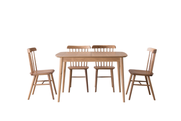 IN-Nordic Simple Telescopic Function Dining Set