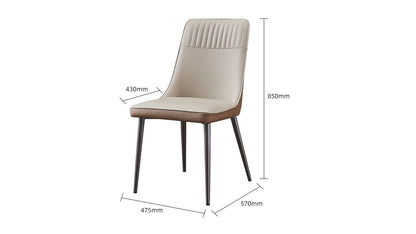 IN-Modern Light & Luxury Slate Dining Set