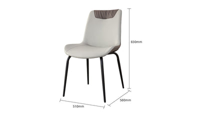 IN-Modern Minimalist Slate Dining Set 6 Seater