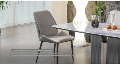 IN-Modern Light Luxury Microcrystalline Stone Dining Set
