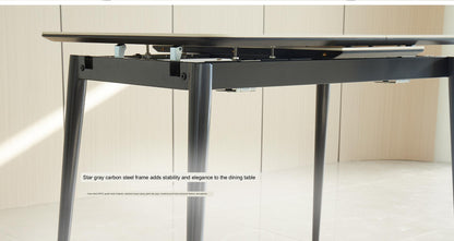 IN-Modern Style Extendable Slate Dining Set