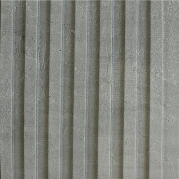 MZ 973 Fluted Panel-Stone Finish