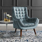 Button Tufted Accent Chair