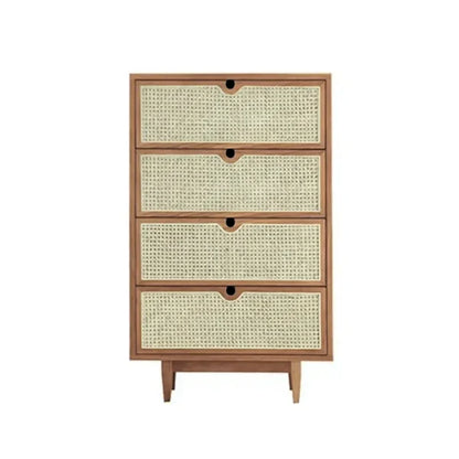 Carled Rattan Chest of Drawers