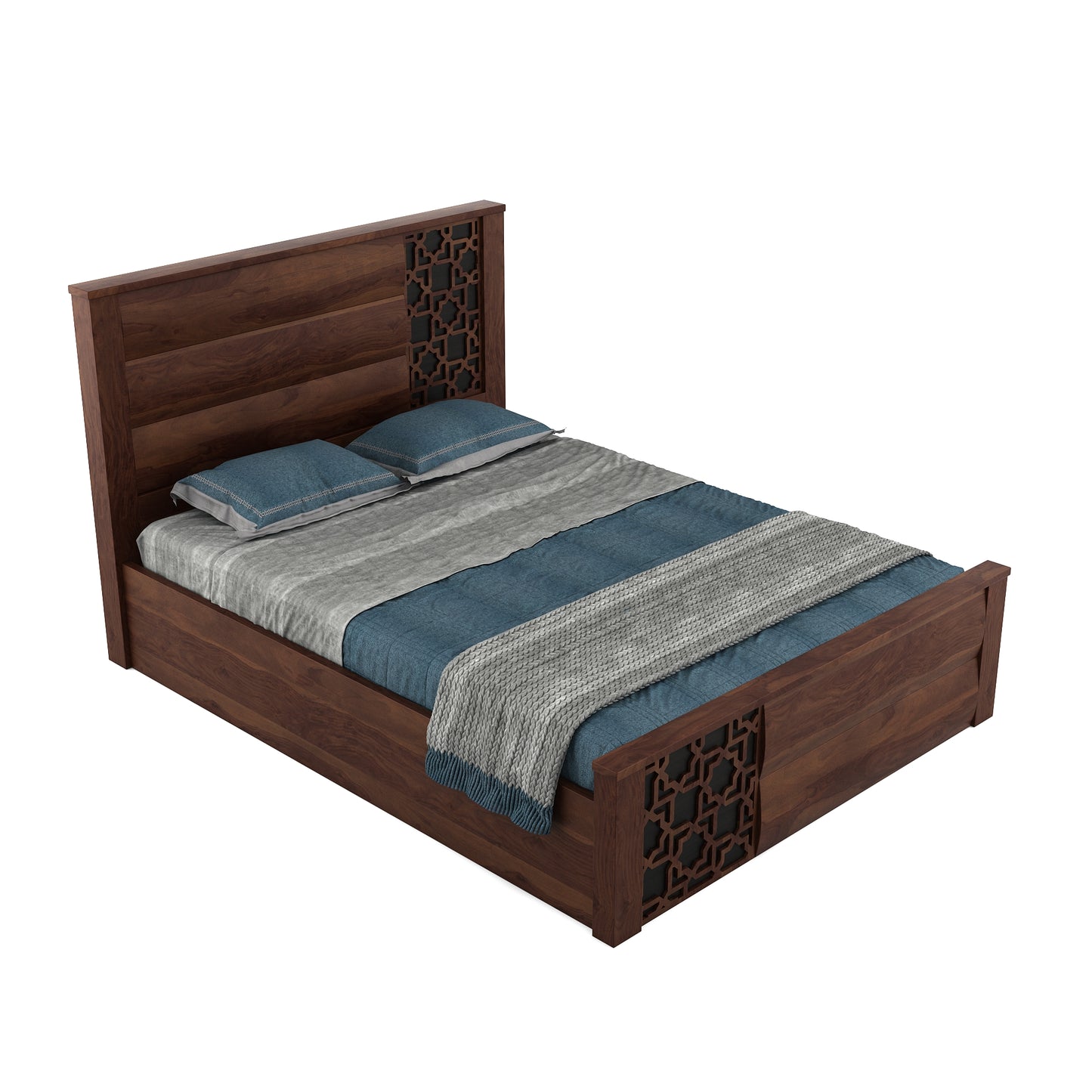 Artisan King bed with full lift on