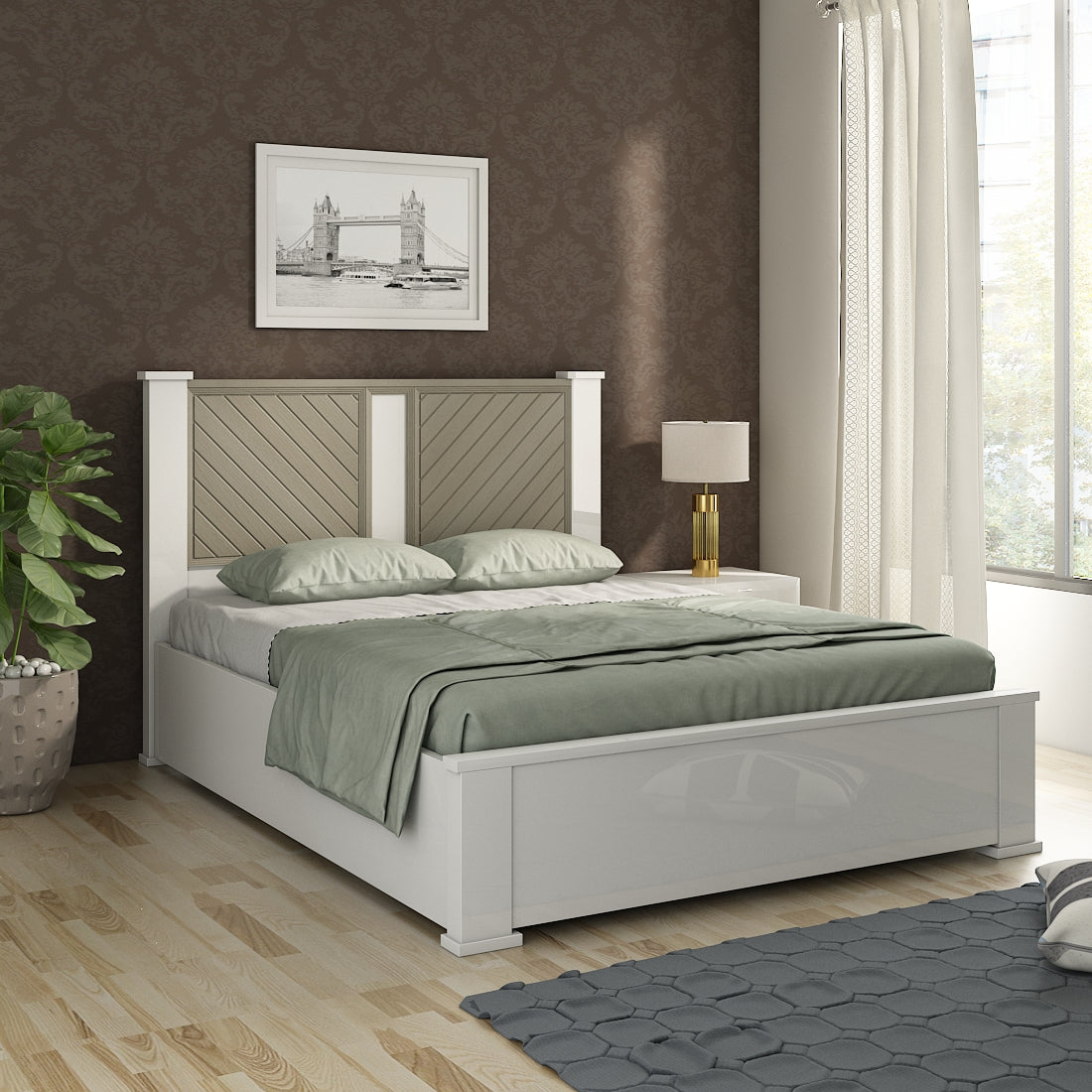 Alaska Queen  Bed Full Lifton