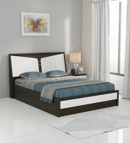 Alina King bed with 3/4th lift on