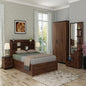 Flora King bed with 3/4th lift on storage