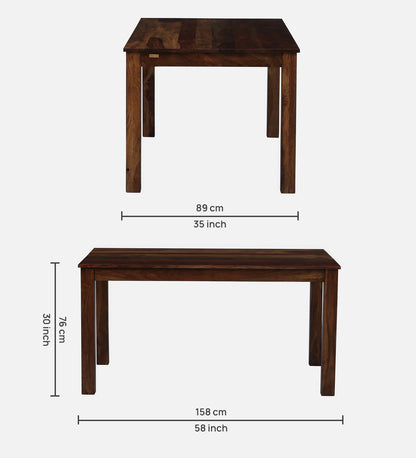 Camry 6 Seater Dining Set-Walnut