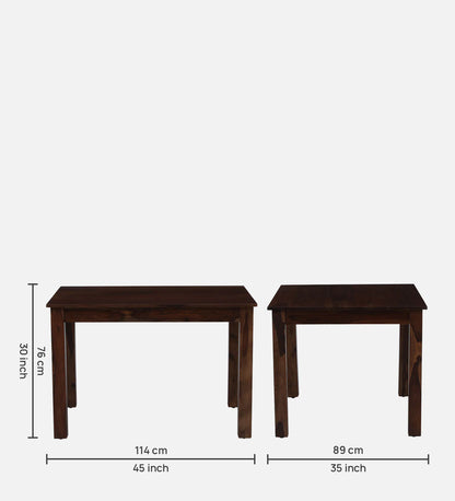 Persia 4 Seater Dining Set-Walnut