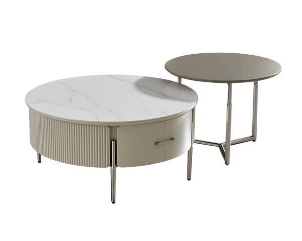 IN-Lille-cream style combination coffee table