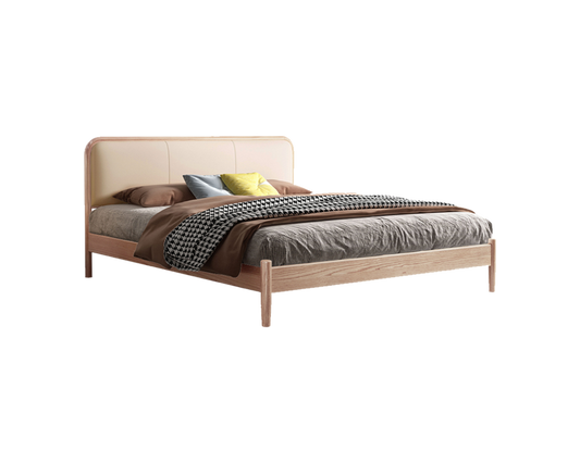 IN-Nordic solid wood bed