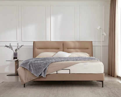 IN-Modern leather soft bed