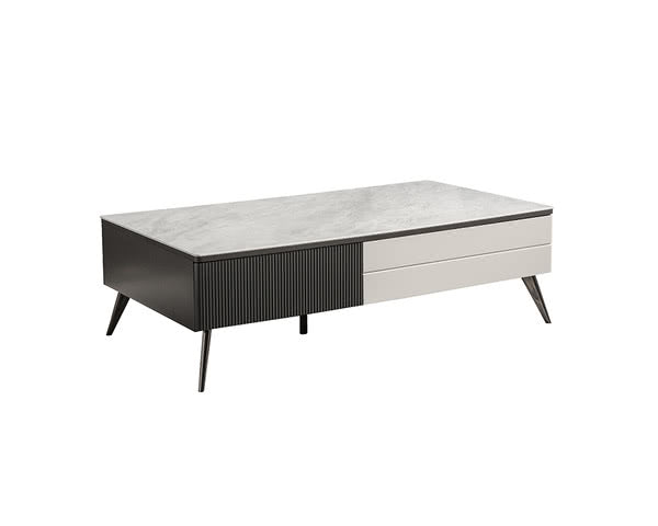 IN-Modern simple slate coffee table