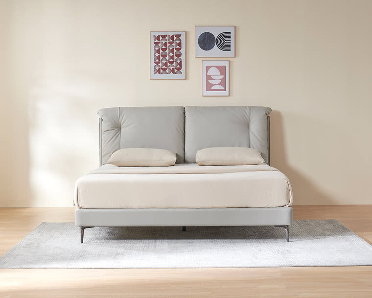 IN-Wilderness Series Modern Minimalist Leather Soft Bed